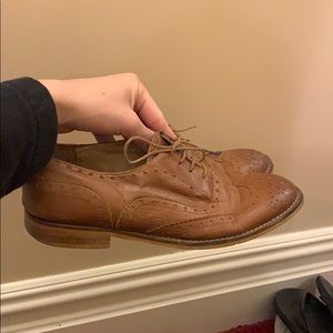 Brown oxfords